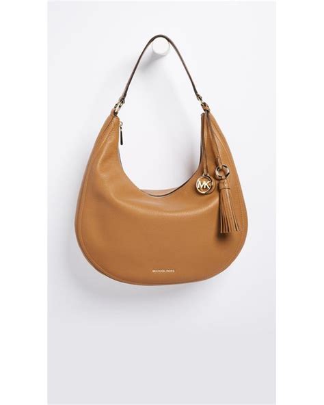 MICHAEL Michael Kors Medium Lydia Hobo Bag in Brown 